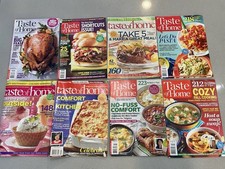 LOT of 8 Taste Of Home Magazines 2009-2018 Good Condition Meals Recipes