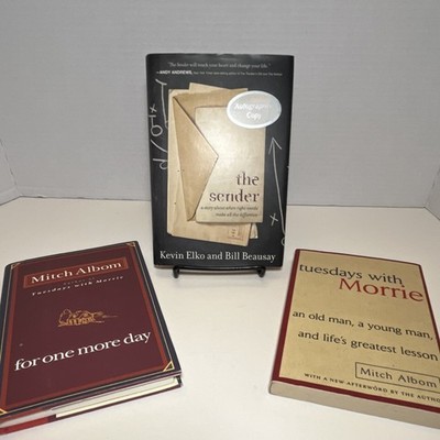 Kevin Elko Signed The Sender + Mitch Albom Tuesdays w/ Morrie + One More