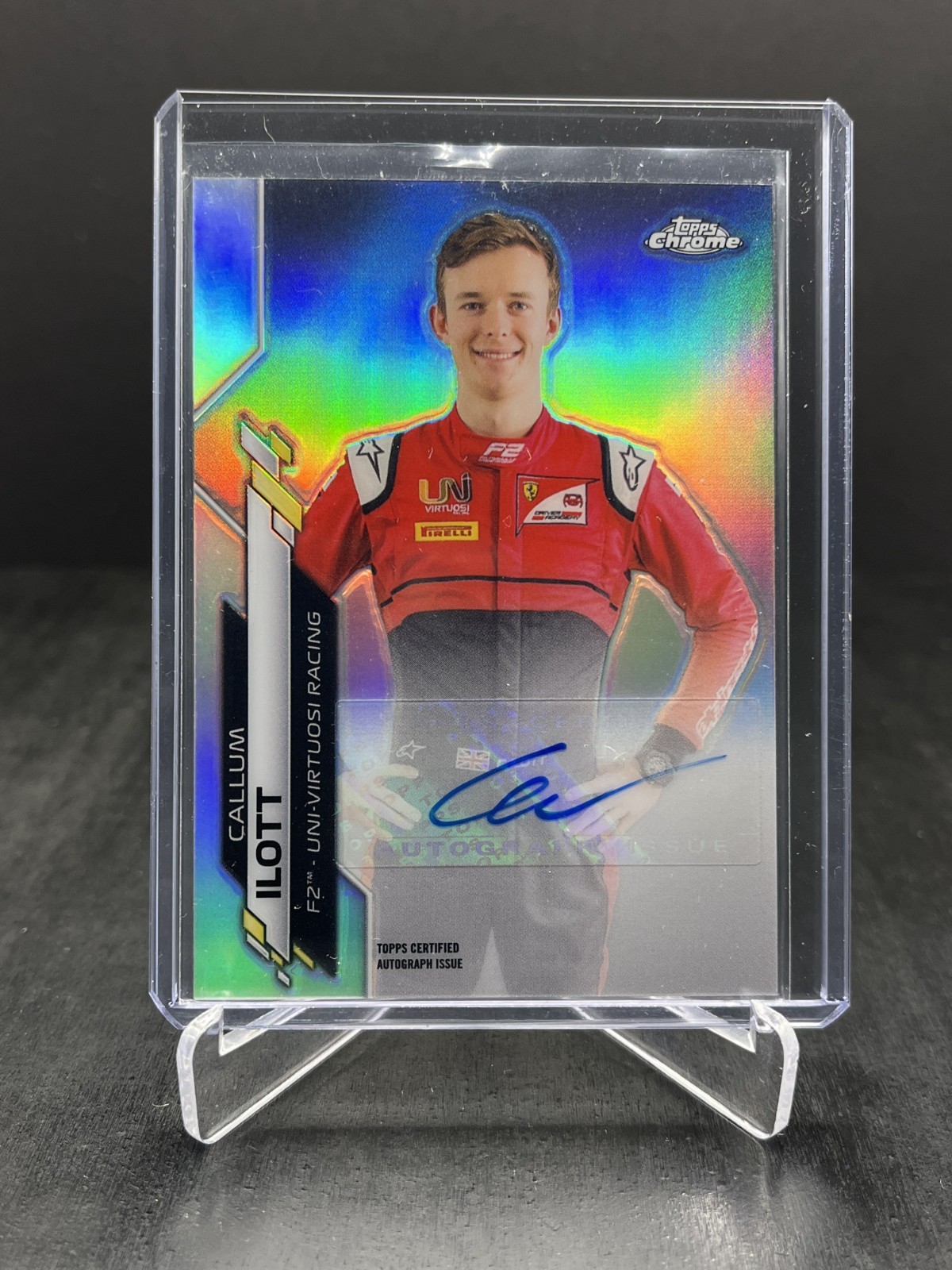 2020 Topps Chrome Formula 1 F1 Callum Ilott Autograph Auto 468/566 #F1A-CI