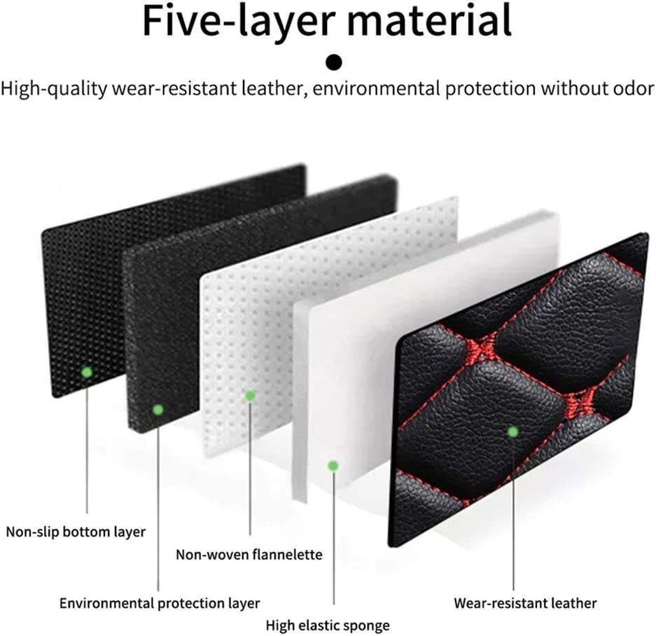 Custom For Chevrolet all Models Car Floor Mats PU Leather 3D Carpets Waterproof - Изображение 2 из 4