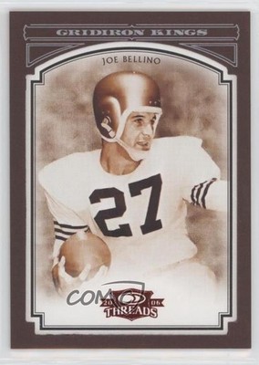2006 Donruss Threads College Gridiron Kings Red Framed 29/100 Joe Bellino s1i