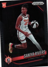 2025 Panini Prizm WNBA #131 Saniya Rivers-Red RC