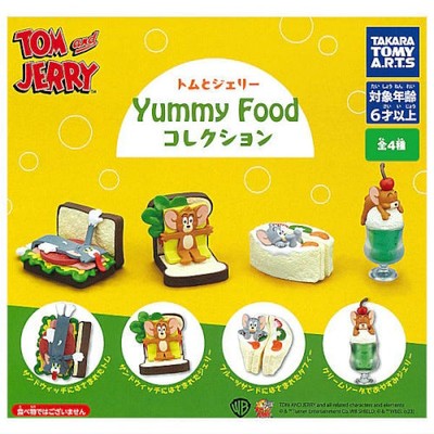 Hanna Barbera Tom And Jerry Yummy Food Takara Tomy 2-Inch Mini