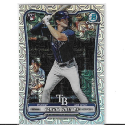 2026 Bowman Chrome Carson Williams #39 Mojo Refractor Mega Box Exclusive RC   