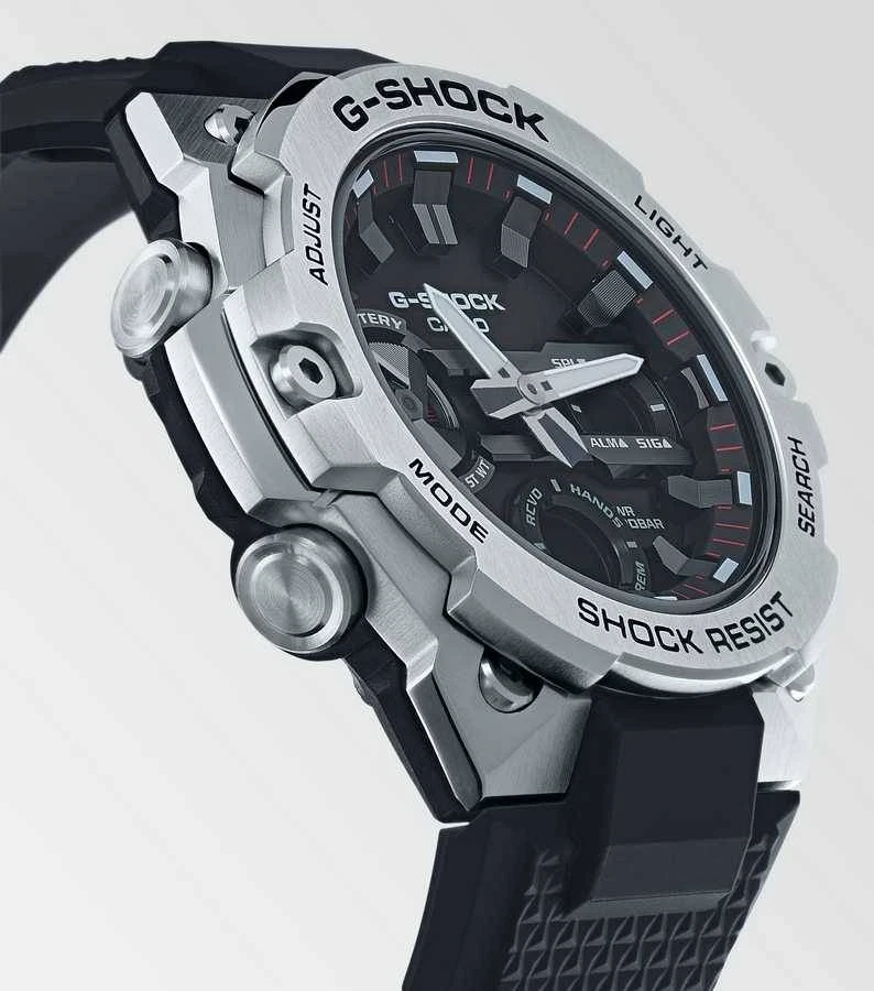Orologio Casio G-SHOCK G-STEEL Bluetooth GST-B400-1AER Nero Acciaio - Immagine 4 di 4