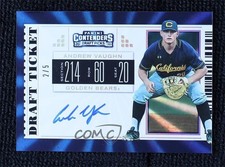 2019 Contenders Draft Picks RPS Ticket Variation Fame 2/5 Andrew Vaughn Auto 1b3