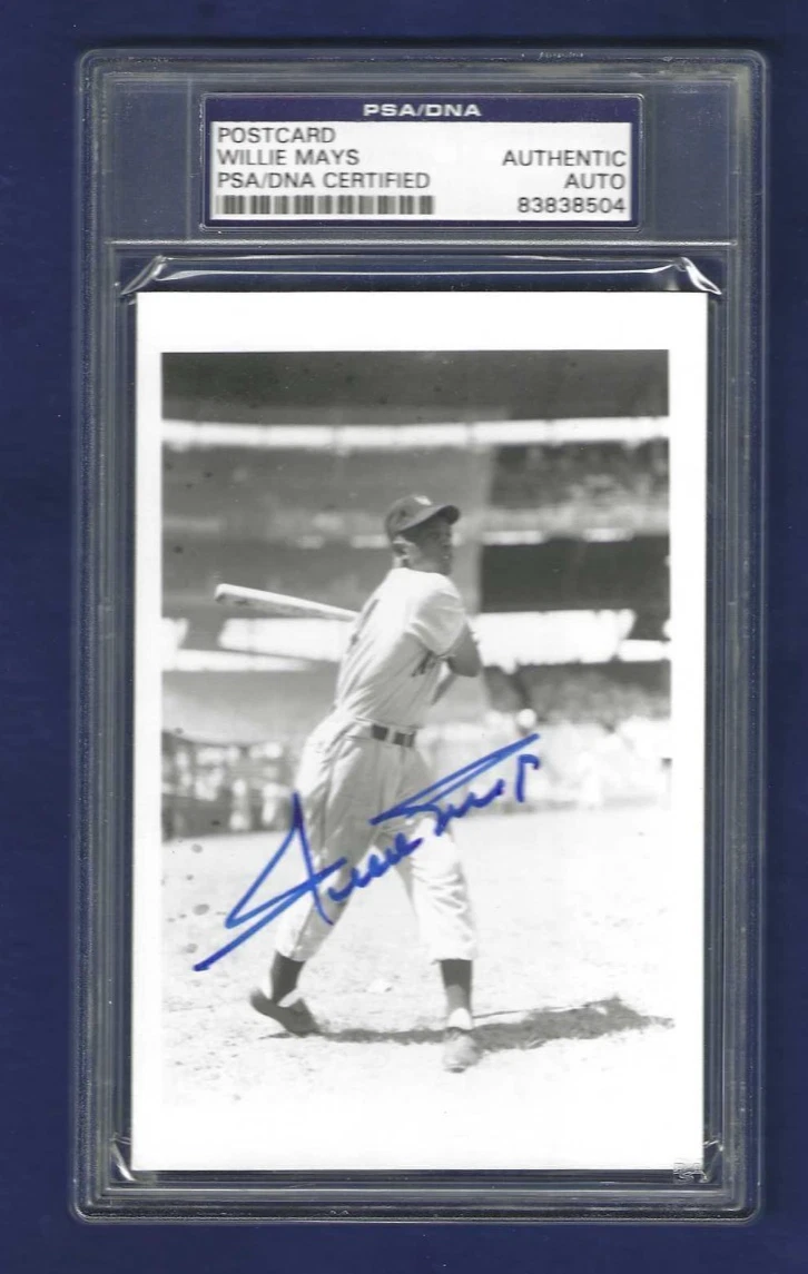 Professional Sports Authenticator (PSA) Willie Mays MLB Original