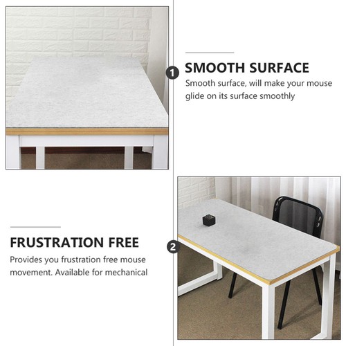 Extended Gaming Mouse Pad Felt Desk Pad Office Writing Mat Mouse Pad Mouse Mat - 第 7/12 張圖片