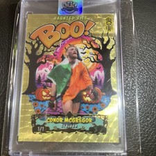 Conor McGregor UFC Card Haunted Hits BOO True 1/1 Gold Vinyl - True 1 Of 1