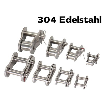 Edelstahl Verschlußglied Kettenschloss Rollenkette 04C 06B 08B 10/12/16A Simplex