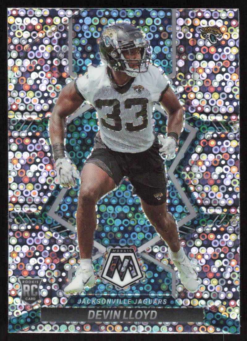 2022 Panini Mosaic No Huddle Silver Devin Lloyd #375 Rookie Jaguars