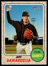 Jeff Samardzija 2017 Topps Heritage #121 San Francisco Giants 25558 Baseball