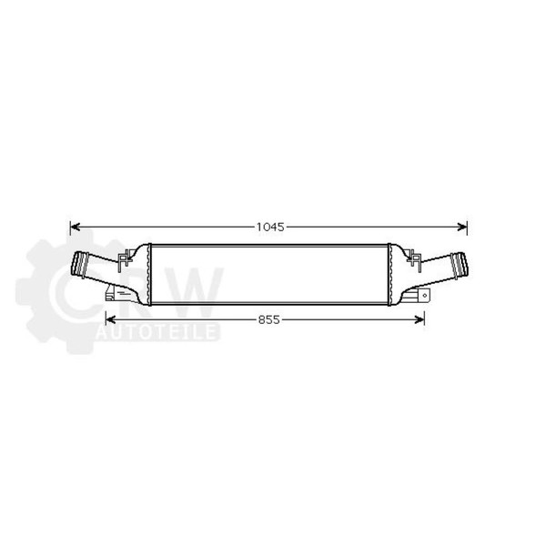 LadeluftküHler FüR Audi A4 Avant 1.8 Tfsi Quattro Bj.11-15-image