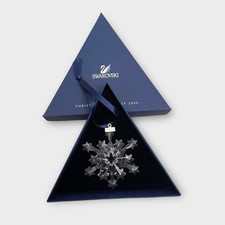 Swarovski 2004 Annual Christmas Ornament Crystal Snowflake Austria with Box
