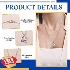 Equs 12pc Cheerleader Gift Set Necklace Bracelet Hair Ties Bag