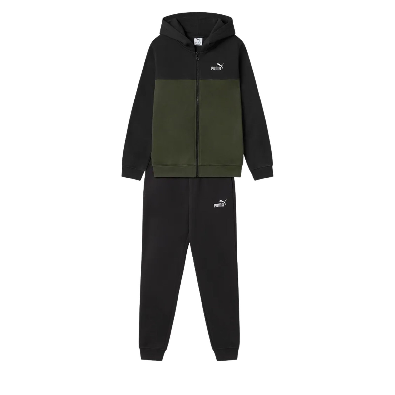Puma Tuta da Uomo con Cappuccio e Zip Nera Taglia XL Codice 692158-70