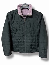The North Face Girls Reversible Moss Bud Swirl Jacket Size Large 14/16 Lavender