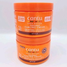 Cantu Style Coconut Curling Cream Shea Butter for Natural Hair, 12 oz 2 Pack 