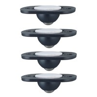 4Er Set MöBelrollen Kugelrollen Selbstklebende Universal Lenkrollen FüR MöBel