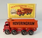 Matchbox Lesney No. 17 Hoveringham Tipper w/Original D Box Near Mint