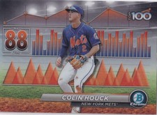 2024 Bowman Chrome Colin Houck #BTP-88 Scouts' Top 100 New York Mets