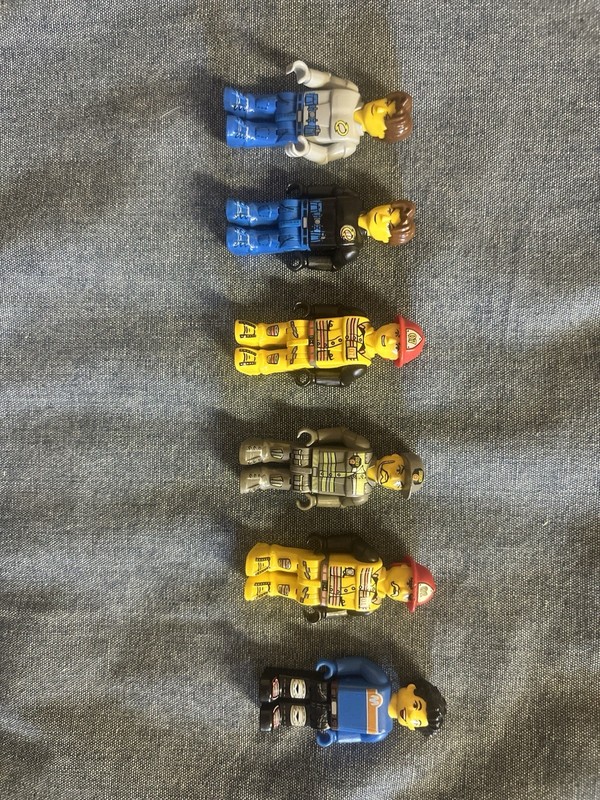 Vintage Lego Jack Stone Minifigures Lego Lot of 6