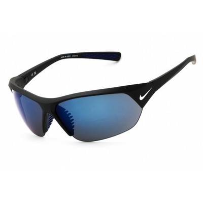 Nike Unisex Sunglasses Matte Black Sport Wraparound Frame 