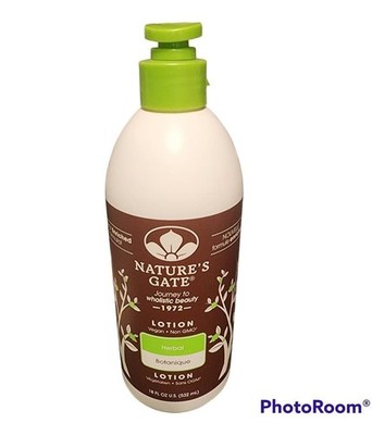 Nature's Gate Lotion Herbal 18 Fl Oz Vegan GMO Free Brand New Top Sealed