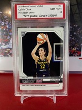 2024 Panini Instant WNBA - Caitlin Clark RC #1 Preseason Debut T.C.T. Gem Mint