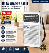 NOAA Weather Radio, AM FM NOAA Emergency Radio Portable with Best Recept