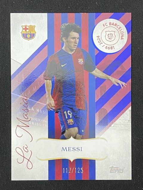 Lionel Messi 2024-25 Topps FC Barcelona 125th Anniversary La Masia /125 #LM-10