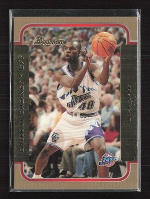 2003-04 Bowman Gold #51 Calbert Cheaney Utah Jazz