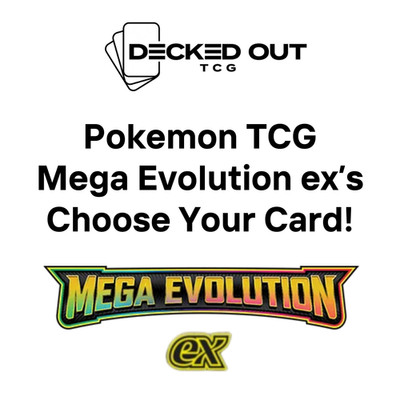 Pokemon TCG Englisch Mega Evolution Ära Double Rare ex - Karte aussuchen!
