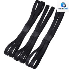 3 Pieces Double-Straps Sport Headbands Elastic Hairband Non-Slip Sweatband fo...
