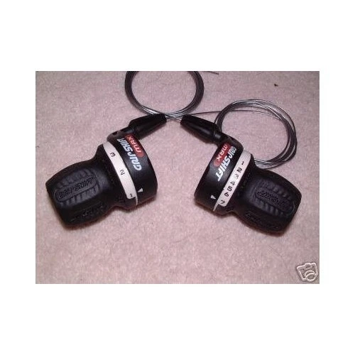 SRAM Gripshift MRX (PAIR) 6 Speed Twist Grip Shifters Gear Levers 3x6s + Cables - Image 1 of 1