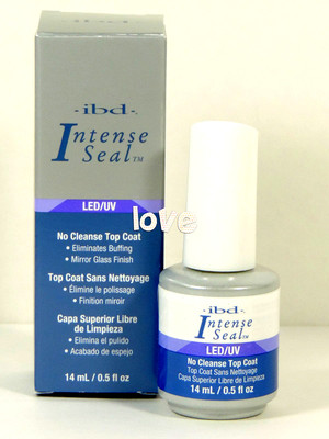 IBD INTENSE SEAL LED/UV Gel Shine No Cleanse Top Coat 14ml/0.5fl.oz