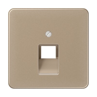 Jung Abdeckung CD569-1UAGB für IAE/UAE-Anschlussdose, Aluminium IP20 Gold-bronze