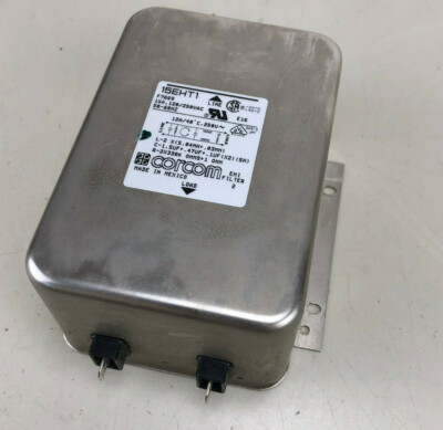 CORCOM EMI FILTER 2 -- 15EHT1 / F7669 / 15A. / 120/250 VAC / 50-60 HZ