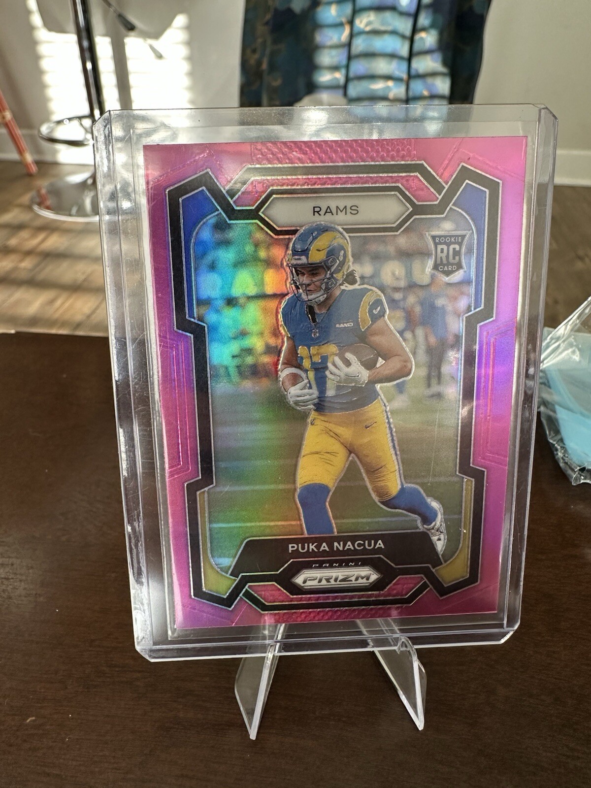 2023 Panini Prizm - Rookies Pink Prizm #357 Puka Nacua (RC)