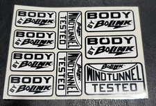 Vintage 90s Multiple Bolink RC Car Sticker Sheet 4 x 3