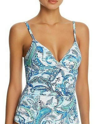 paisley tankini swimsuit
