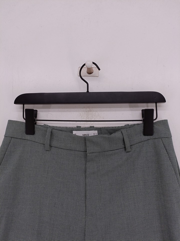 MNG Women's Suit Trousers UK 10 Green Polyester eBay