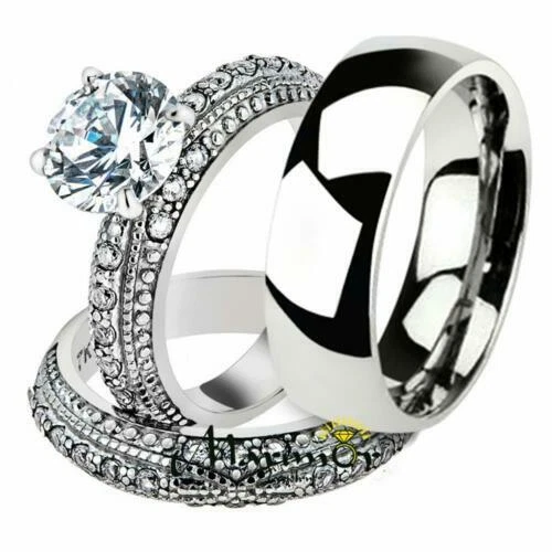 Joyería transparentes de acero inoxidable