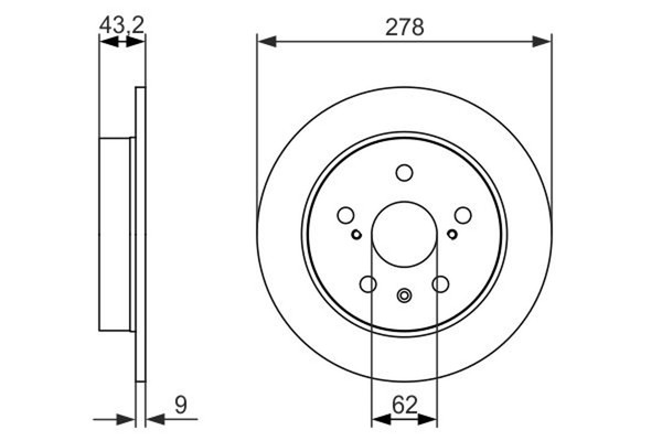 X2 Bremsscheibe Suzuki T. SX4 06--image