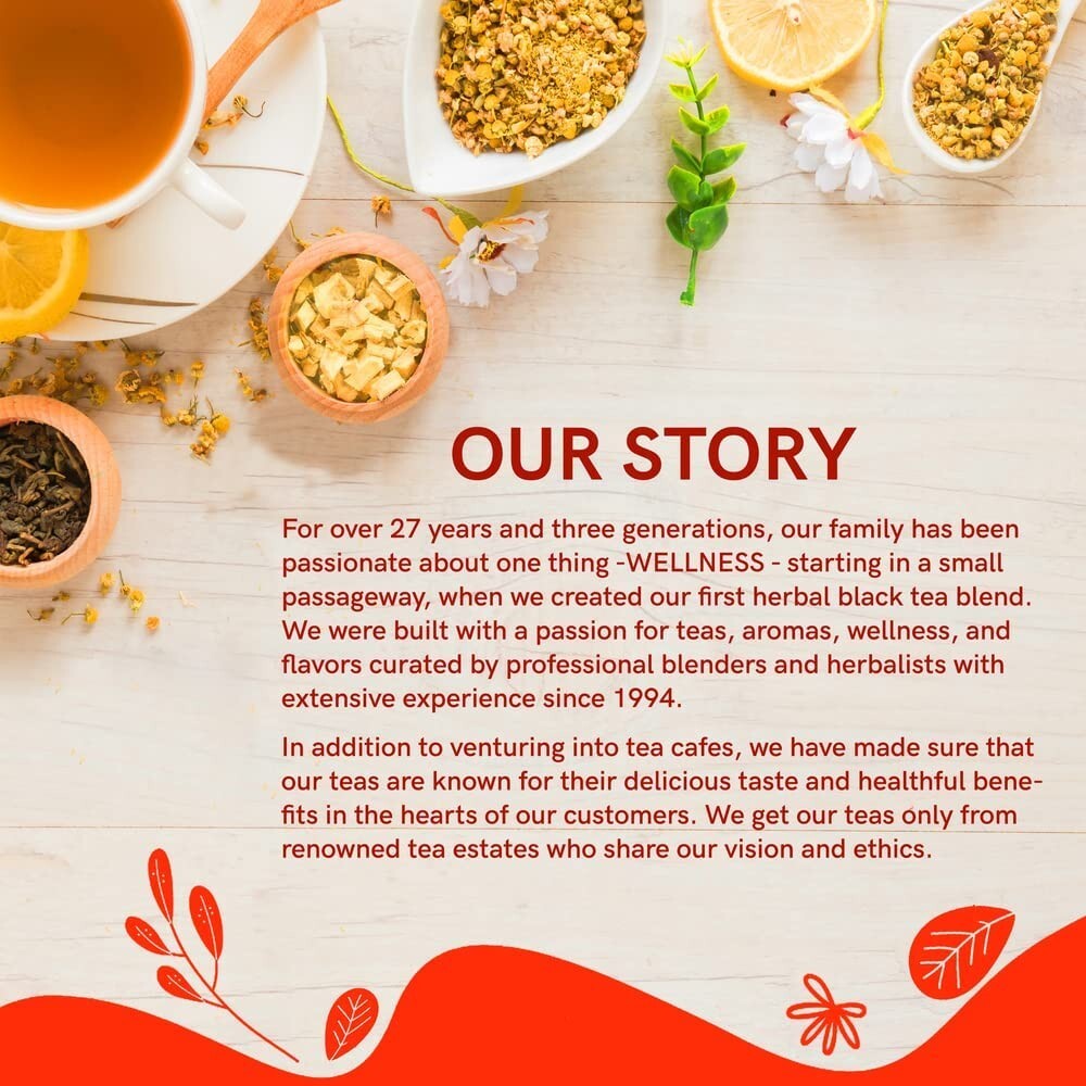 TEACURRY hair care tea (1 Months Pack, 30 Tea Bags) Help Reduce Hair Fall