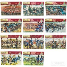 Italeri 1/72 Napoleonic Wars Figures French British Russian Waterloo Army