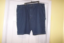 Vtg Wrangler Carpenter Jean Shorts Men's 44 Reg Denim Grunge Workwear-EUC