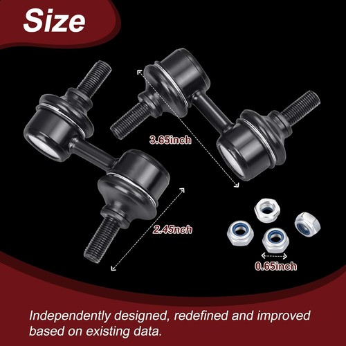 2PC Front SwayBar Links Compatible fit for Subaru Impreza 2008 2009-2014 2015 - Bild 3 von 10