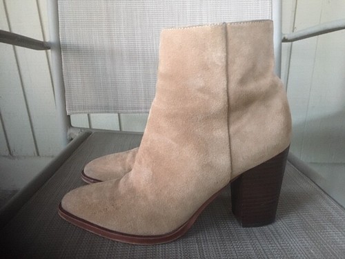 SAM EDELMAN Tan Natural Suede BLAKE 