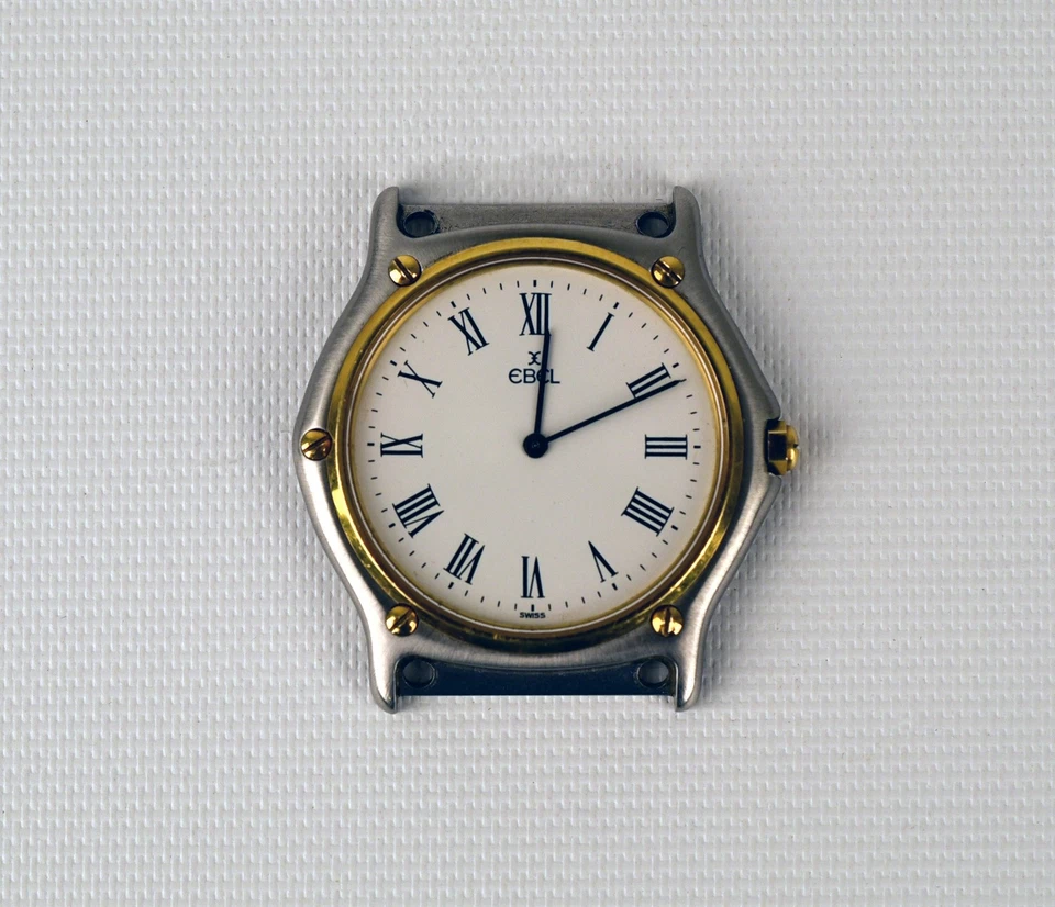 Ebel Men's Steel /750 Gold Classic 37mm Without Bracelet 181903 NEEDS SERVICE - Image 2 of 4